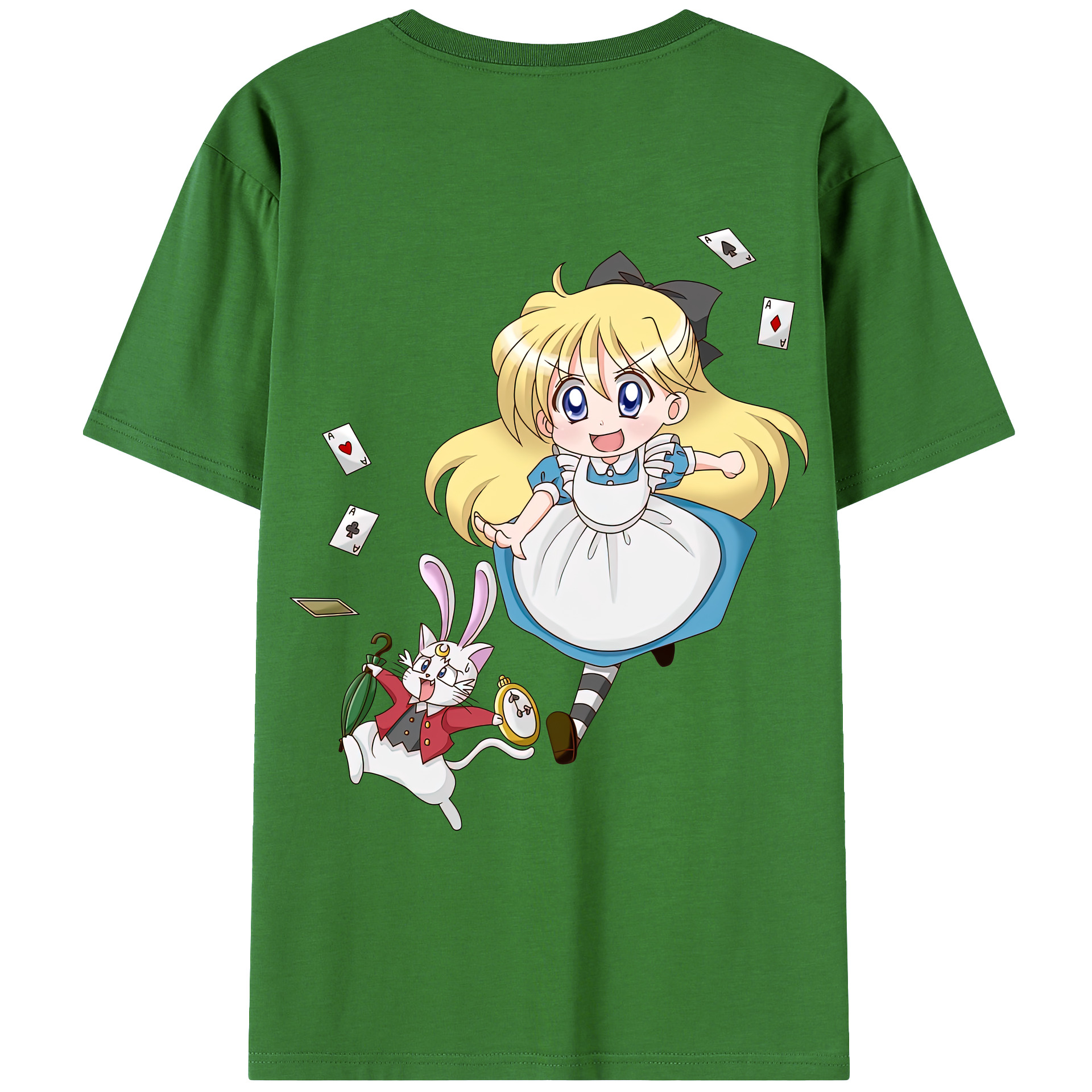 （画像用） 美少女戦士セーラームーン 愛野 美奈子 あいの みなこ Sailor Moon Aino Minako レディース半袖Tシャツ(バックプリント)